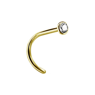 Gold PVD Jewelled Studs
